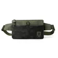Schlanke Bauchtasche in Tarnfleck-Armeegrün aus wasserfestem Nylon von WEPOWER - Armeegrün