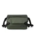 Dunkelgrüne taktische Kuriertasche für Herren mit verstellbaren Riemen und Schnallen - Armeegrün