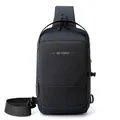Wasserdichte taktische Brusttasche für Herren in Dunkelblau und Schwarz Design - Dunkelblau