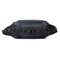 Tactical ballistic nylon crossbody bag in dark blue and black finish - Dark Blue