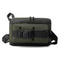 Men's functional tactical crossbody chest bag in durable olive green and black nylon - Army Green