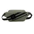 Army green nylon chest bag with waterproof zipper and adjustable black strap - Army Green