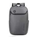 Grauer wasserfester Herren Business Rucksack mit minimalistischem Reisedesign - Grau