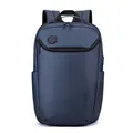 Dunkelblauer multifunktionaler wasserdichter Business-Rucksack mit WE POWER-Logo - Dunkelblau