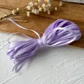 Rouleau de ruban de satin lavande 3mm pour bricolage DIY et accessoires cheveux - Violet