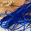Ruban de satin bleu royal 3mm pour tressage DIY et décoration de vêtements de poupée - Bleu royal