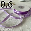 Delicato nastro di raso viola lavanda largo 0.6cm per artigianato fai-da-te e confezioni - Viola Chiaro