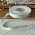 Nastro di raso verde menta 0,6 cm per artigianato fai-da-te e confezioni regalo - Verde Menta