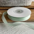 Cinta de satén verde menta de 1 cm para manualidades DIY y envoltorio de regalos - Verde claro