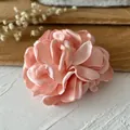 Flor de encaje francés rosa para manualidades vintage DIY y decoración de ropa - Rosa crisantemo