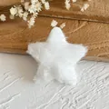 Plüsch weißer Stern handgemachtes DIY Zubehör für Lolita Bastelarbeiten und Taschen - Weißer Stern