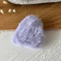 Handmade light purple faux rabbit fur plush star accessory for DIY Lolita craft decoration - Purple Cat Ear