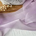 Light purple pearlescent wrinkled gauze ribbon for creative DIY crafts and decor - Lavender