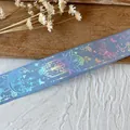 Light blue iridescent butterfly ribbon for handmade DIY crafts and accessory decoration - Baby Blue
