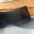 Translucent black pearlescent crinkle gauze ribbon for DIY handmade craft accessories - Black