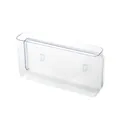 Transparente Wandmontierte Kunststoff-Aufbewahrungsbox im klaren flachen Design - 22x11.8x5.5CM / Transparent (Weiß)