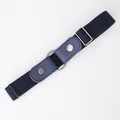 Ceinture élastique invisible pour femme sans boucle en bleu marine et bleu - Bleu marine