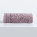 Serviette en coton mauve avec bordure élégante en tissage diamant pour maison - 35*75cm / Violet