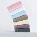 Set of seven soft cotton towels in pastel colors with high-absorbent loop texture - 70*140cm / Multicolor