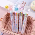Penne a sfera a scatto 10 in 1 con paillettes a farfalla e sabbie mobili glitterate - Stile Farfalla Paillettes