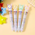 Set penne a sfera a 10 colori con paillettes a margherita e simpatiche decorazioni renna - Stile Corna Paillettes