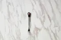 Cute black cat paw stainless steel fruit fork with pink silicone meat pad handle - Fork / Black