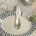 Japanese style matte stainless steel polar bear 2-in-1 spoon fork for dessert - Fork