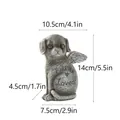 Statue d'ange chien en résine avec ailes et texte Forever Loved pierre commémorative - Pierre de Chien