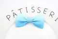 Haarclip voor kinderen met blauwe verloopstrik van 8cm geribbelde grosgrain lint - 8-Blauw Gradiënt