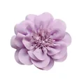 Dettaglio di un fiore in chiffon lavanda da 10cm per accessori di abbigliamento e abiti - Lavanda