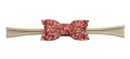 Bandeau bébé avec un nœud à paillettes rouges sur un ruban en nylon extensible - Red (No. 1)