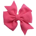 Fiocco rosa acceso strutturato per accessori capelli bambina e cucito fai-da-te - Rosso Anguria
