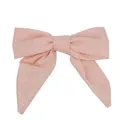 Lazo de algodón y lino rosa con colas de golondrina para accesorios de moda DIY - Rosa carne