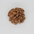 Dreidimensionale dunkelbraune Stoff-Pompom-Chrysantheme als Zubehör für DIY-Bastelarbeiten - Khaki