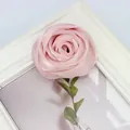 Elegante 5cm hellrosa Satin-Rosenblüte für DIY Hüte und Broschen Zubehör - Rosa