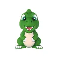 Cuenta de dinosaurio 3D de silicona verde para crear joyas y pulseras DIY infantiles - 3D Tiranosaurio Rex