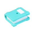 Perlina in silicone 3D a forma di libro verde menta e bianco per creazione di gioielli fai da te - Verde Turchese