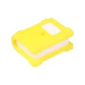 Perla in silicone 3D a forma di libro giallo per creazione gioielli fai-da-te e artigianato - Giallo