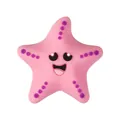 Cuenta de silicona 3D de estrella de mar rosa con cara linda para manualidades y bisutería - 3D Estrella de Mar
