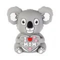 Cuenta de silicona de koala 3D con corazón 'I Love Mom' para hacer joyas de bricolaje - 3D Koala Amo a Mamá