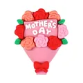 3D-siliconen kraal voor Moederdag met bloemen voor DIY-armbanden en sieraden - 3D Moederdagboeket