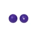 DIY 12mm dark purple silicone beads with matte finish for jewelry making projects - 6# Grape Purple