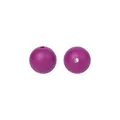 Zwei lila 9mm Silikonperlen für DIY-Schmuck und handgefertigte Halsketten-Basteleien - 9# Magenta