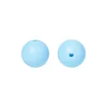Himmelblaue Silikonperlen in Lebensmittelqualität für DIY-Beißringe und Armbänder - 16# Seeblau