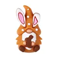 3D silicone gnome bead with rabbit ears for Easter jewelry making and DIY crafts - 3D Gnome Bunny