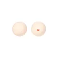 Runde 15mm Silikonperlen in Pfirsich-Rosa für die DIY-Schmuckherstellung geeignet - 20# Hellgelb