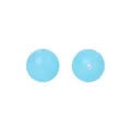 Himmelblaue 15mm Silikonperlen in Lebensmittelqualität mit Durchgangslöchern für DIY-Schmuck - 21# Eiskristallblau