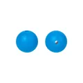 12 mm hellblaue Silikonperlen rund zum Basteln von Armbändern und Schmuckzubehör - 26# Piratenblau