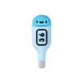 Siliconen kraal in thermometer-vorm met smiley en nummer 36 voor DIY-armbanden voor verpleging - Thermometer