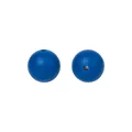 Dunkelblaue 15mm Silikonperlen mit Loch für die DIY-Schmuckherstellung geeignet - 50# Dunkelblau